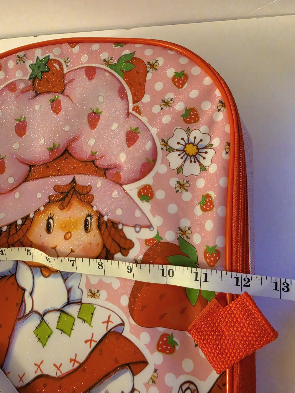 NWT - Strawberry Shortcake Print 16" Backpack W/Lunch Bag -School, Daycare, Work - Picture 7 of 9